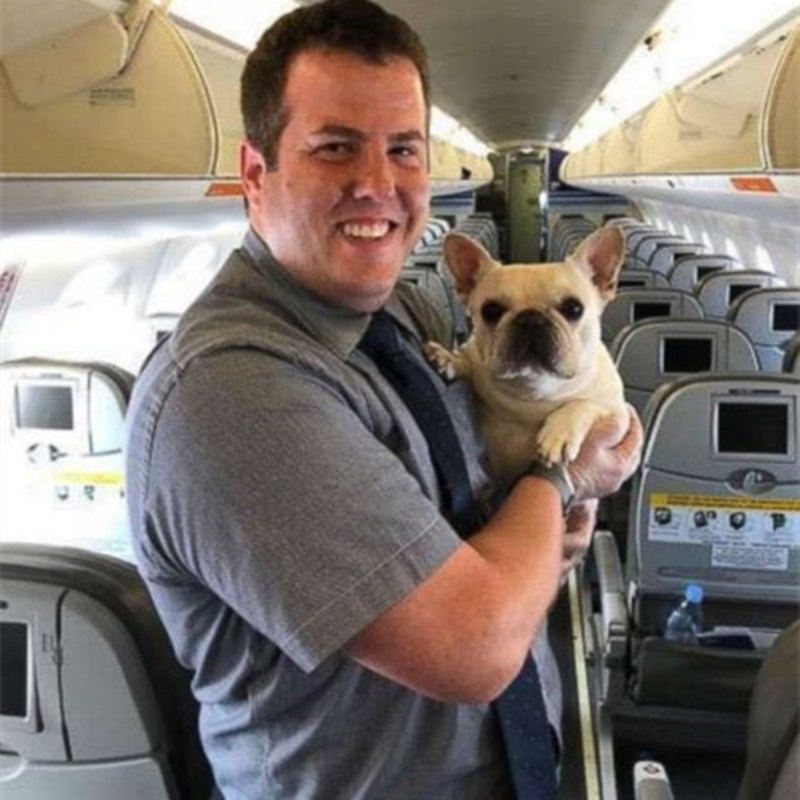 Když měl Darcy potíže s dýcháním v letadle, přišlana záchranu letošní posádka